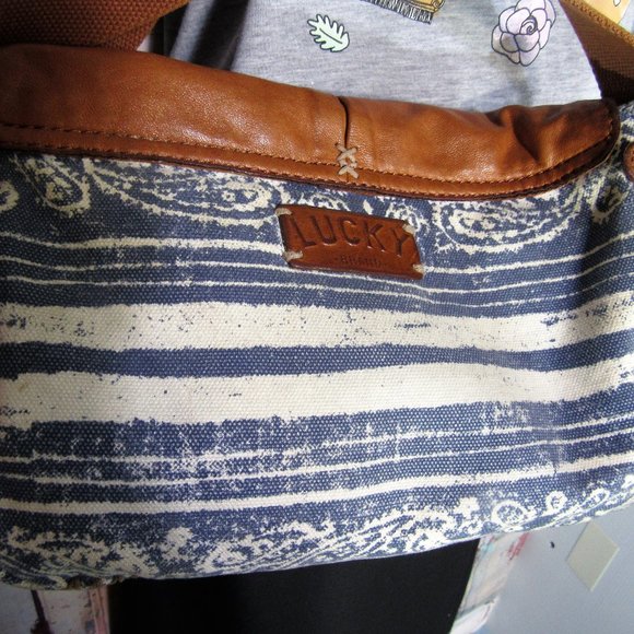 Lucky Brand Brown and Blue Women's Bag - Picture 4 of 11